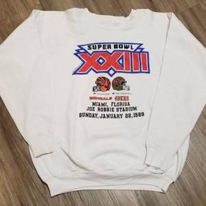 Super Bowl XXIII White Sweatshirt